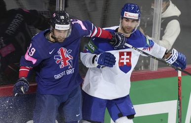 MS v hokeji: Pozrite si najlepšie zábery zo zápasu Veľká Británia - Slovensko