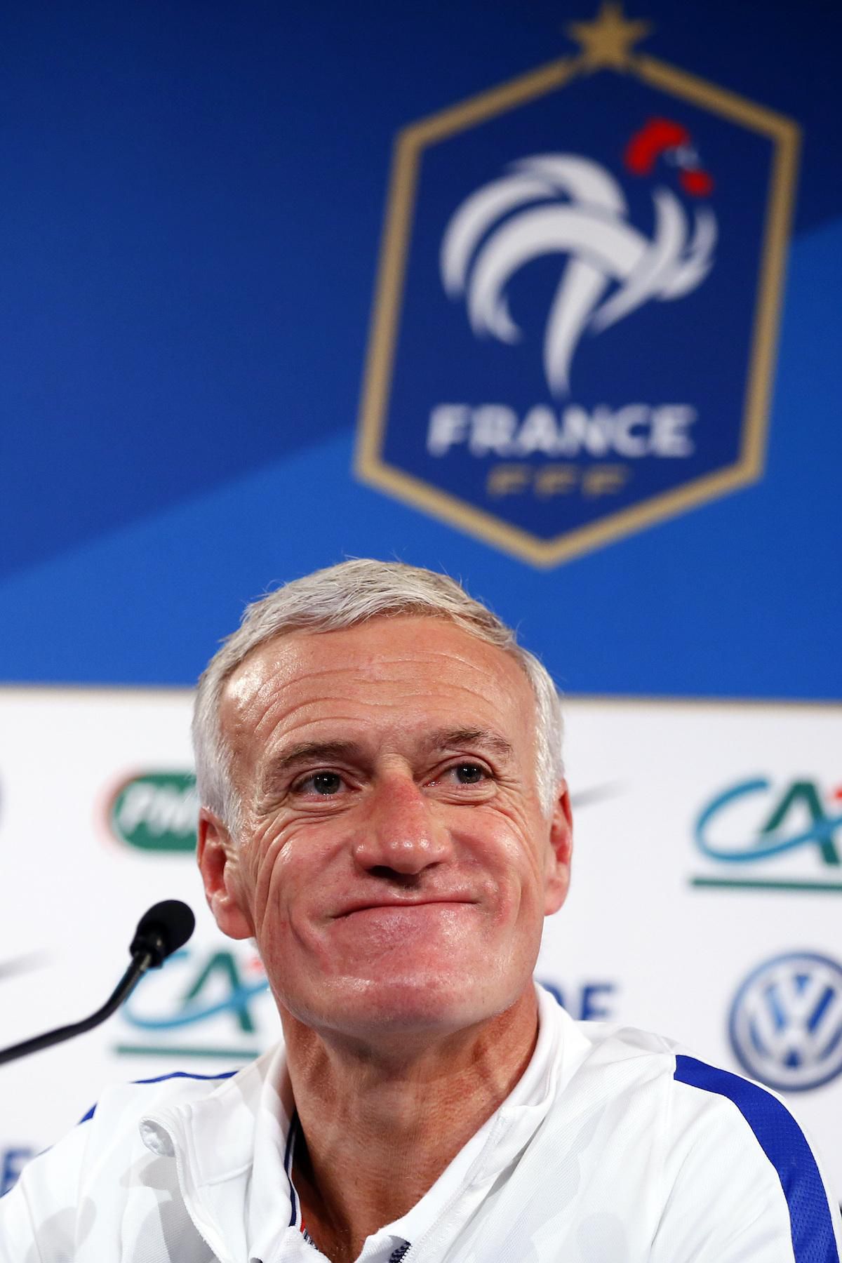 Tréner francúzskej futbalovej reprezentácie Didier Deschamps.