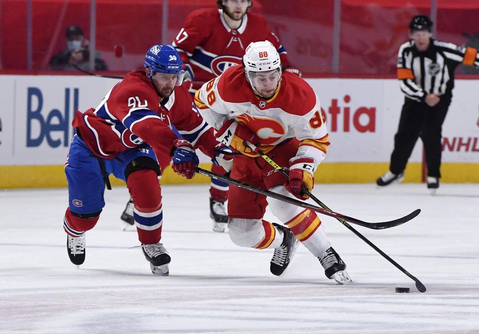 Tomáš Tatar (Montreal Canadiens) v zápase proti Calgary Flames