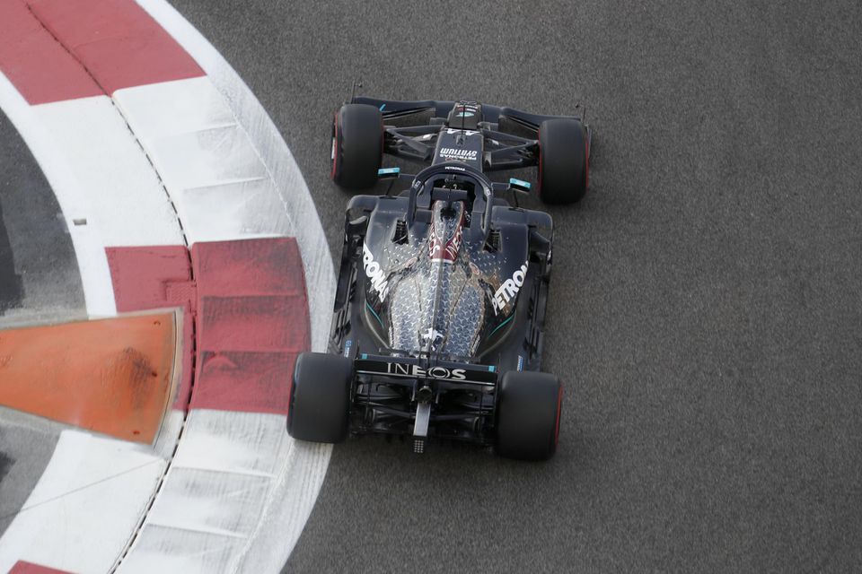 Lewis Hamilton na Mercedese v roku 2020.