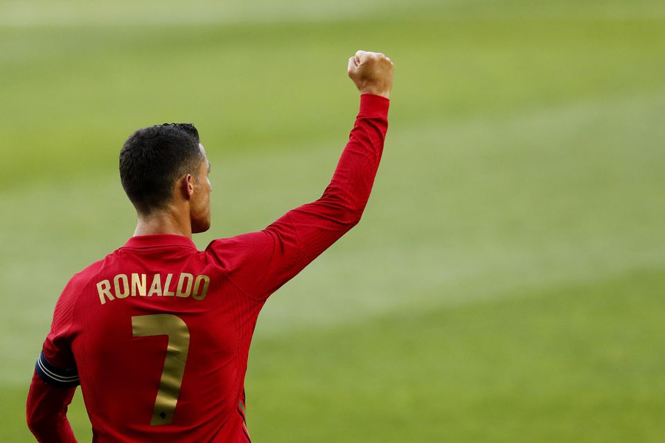 kapitán portugalskej futbalovej  reprezentácie Cristiano Ronaldo