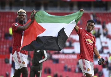 Tréner Manchestru United sa zastal  Pogbu a Dialla za podporu Palestíny