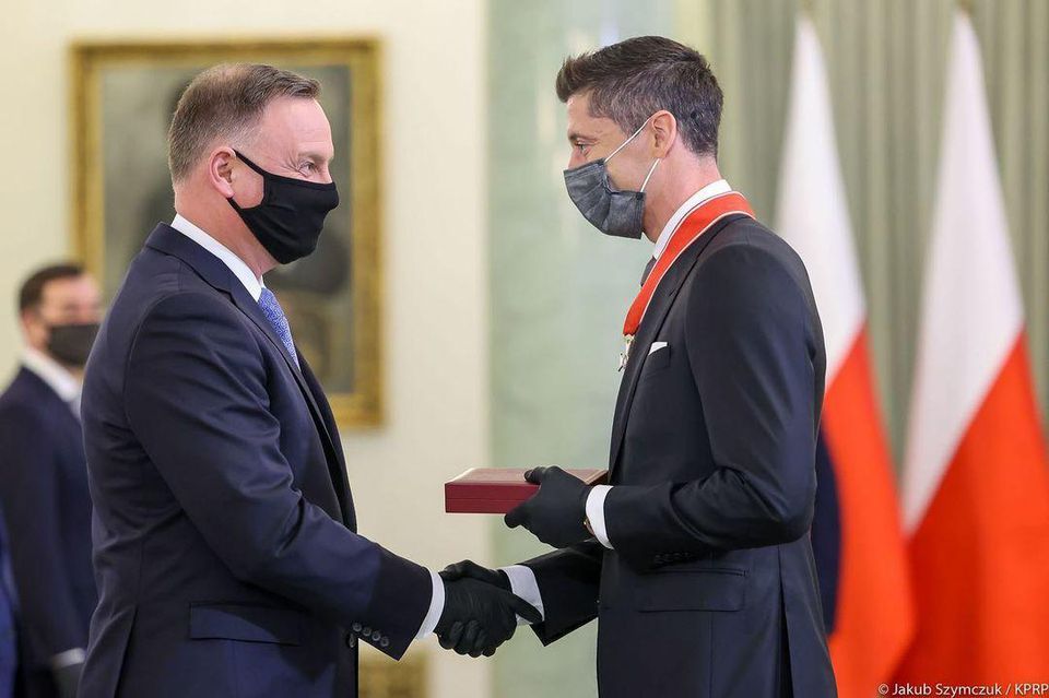 Robert Lewandowski dostal vysoké štátne vyznamenie Rad znovuzrodeného Poľska
