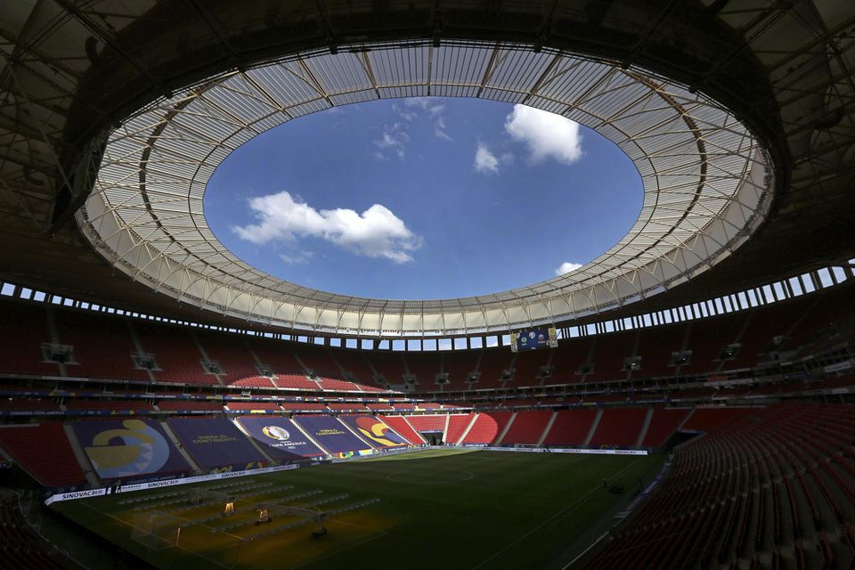 Copa América: Štadión v meste Brasília pred úvodným duelom Brazílie s Venezuelou