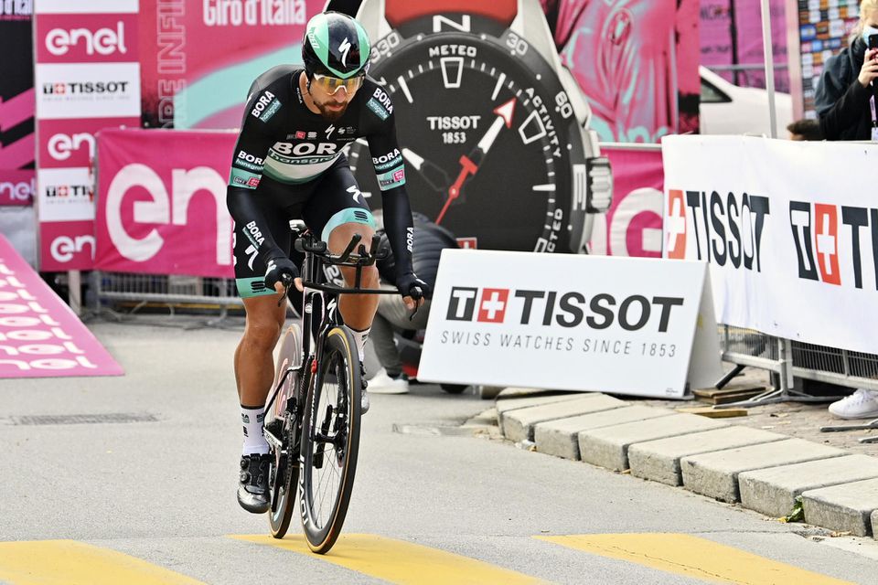 Peter Sagan v časovke na Giro 2020