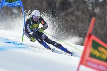 Adam Žampa v 2. kole finálového obrovského slalomu v Lenzerheide