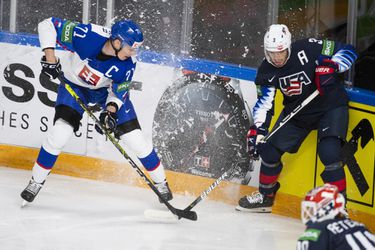 MS v hokeji: Pozrite si najlepšie zábery zo zápasu USA - Slovensko