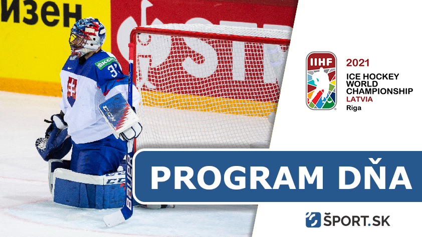 MS v hokeji 2021: Program dňa - nedeľa 30. máj - dnes hrá Slovensko