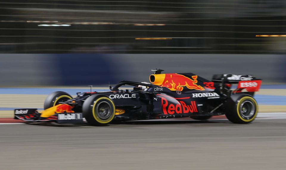 Max Verstappen v monoposte Red Bull.