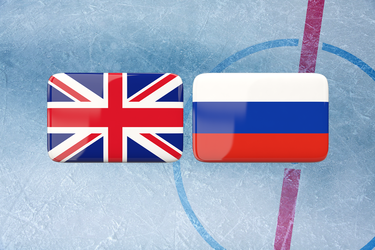 Veľká Británia - Rusko (MS v hokeji 2021)