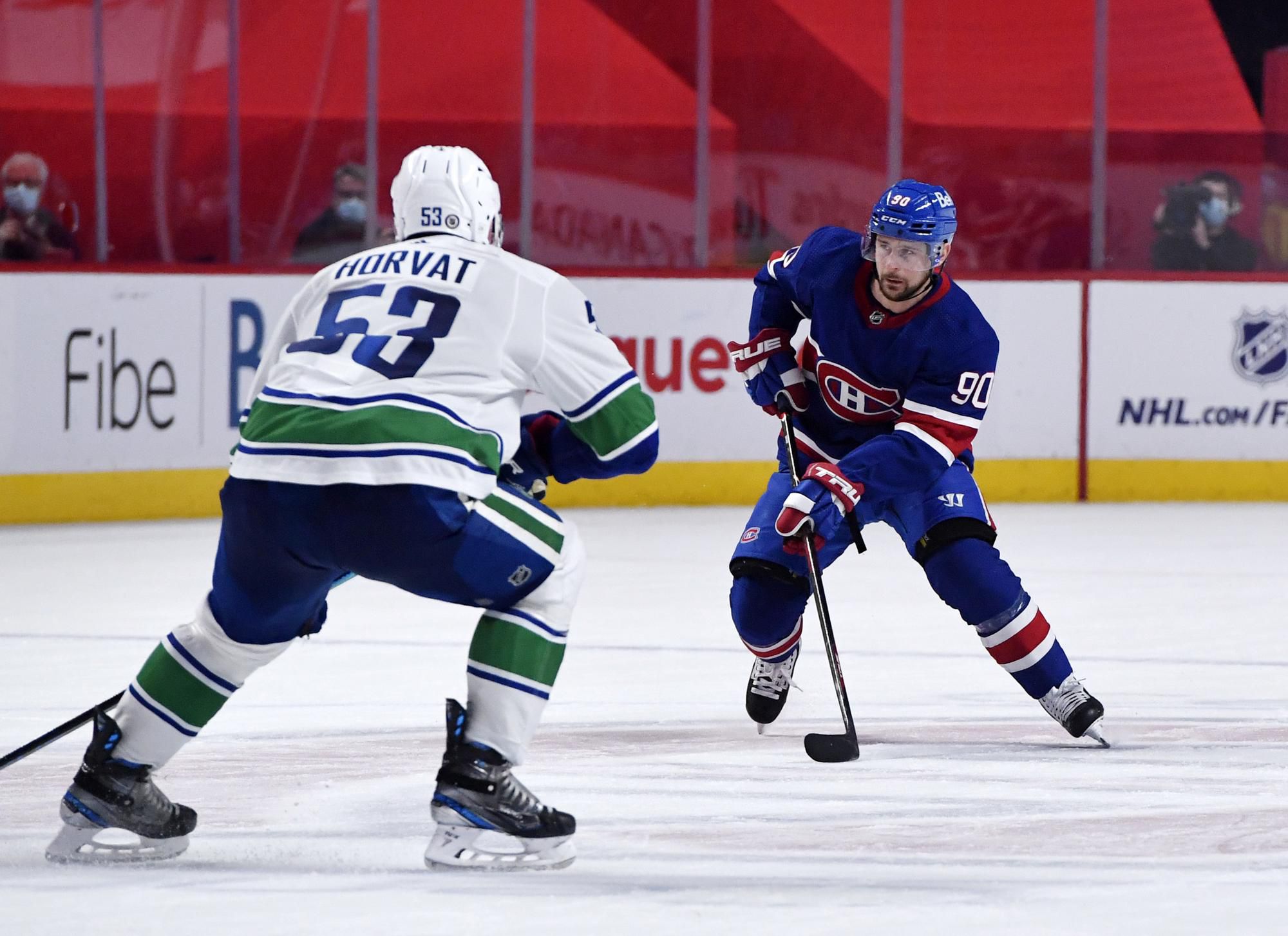 Tomáš Tatar (Montreal Canadiens) v zápase proti Vancouveru Canucks