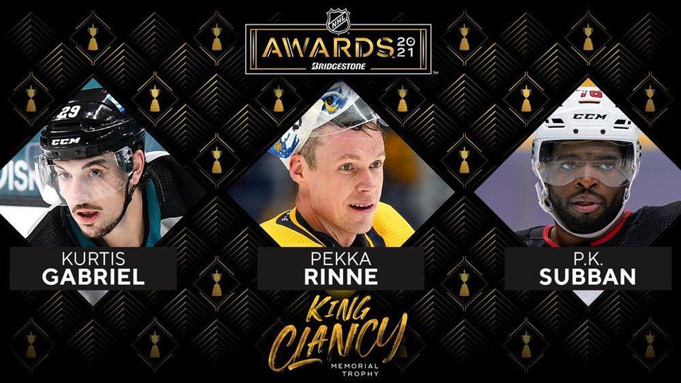 NHL spoznala nominantov na trofej Kinga Clancyho za vodcovské schopnosti