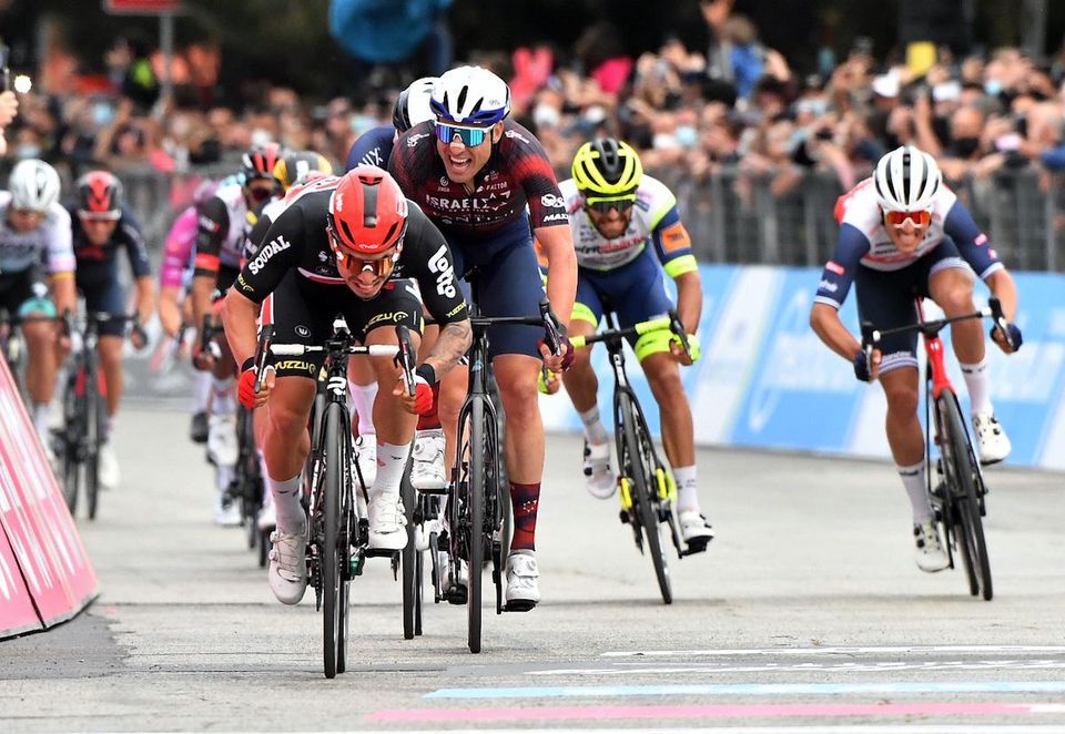 Caleb Ewan na Giro d'Italia.