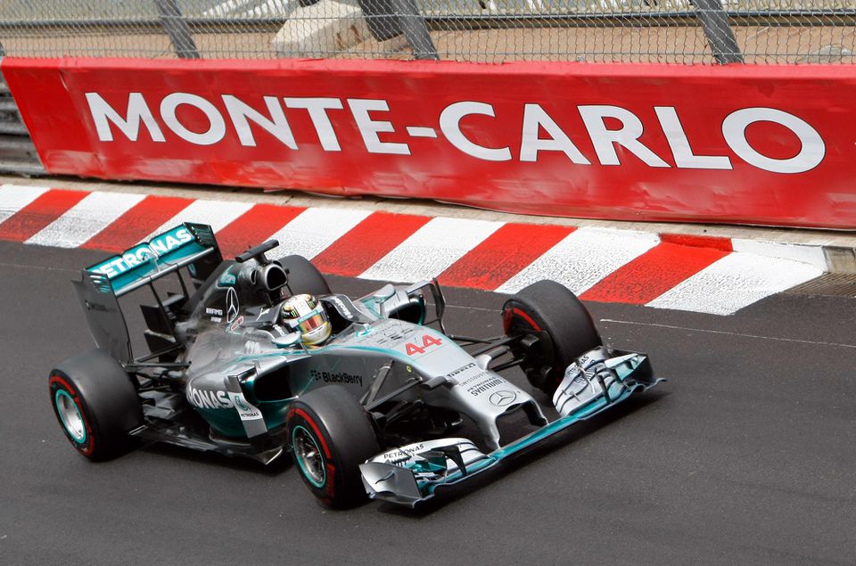 Lewis Hamilton na Mercedese v roku 2014.