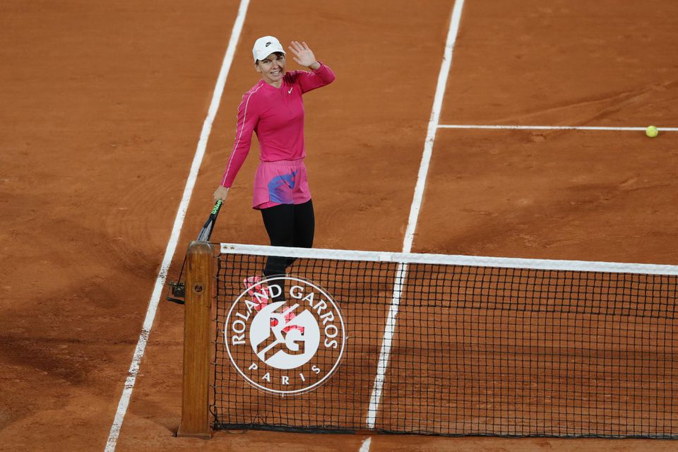Simona Halepová na Roland Garros