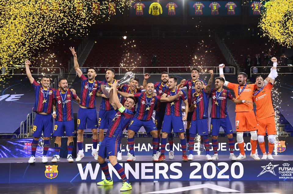 Futsalisti FC Barcelona triumfovali tretíkrát v Lige majstrov