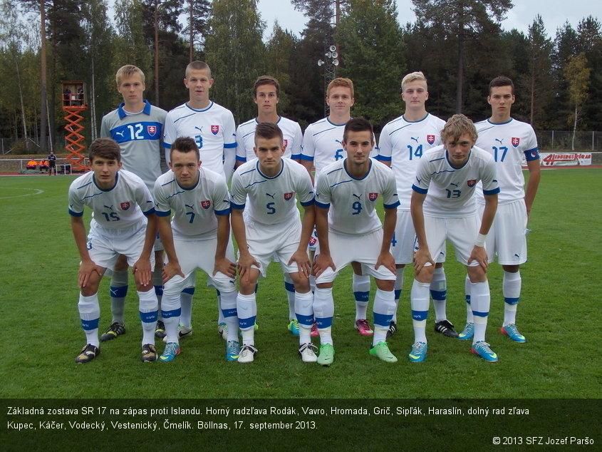 Slovenská reprezentácia do 17 rokov 2013.