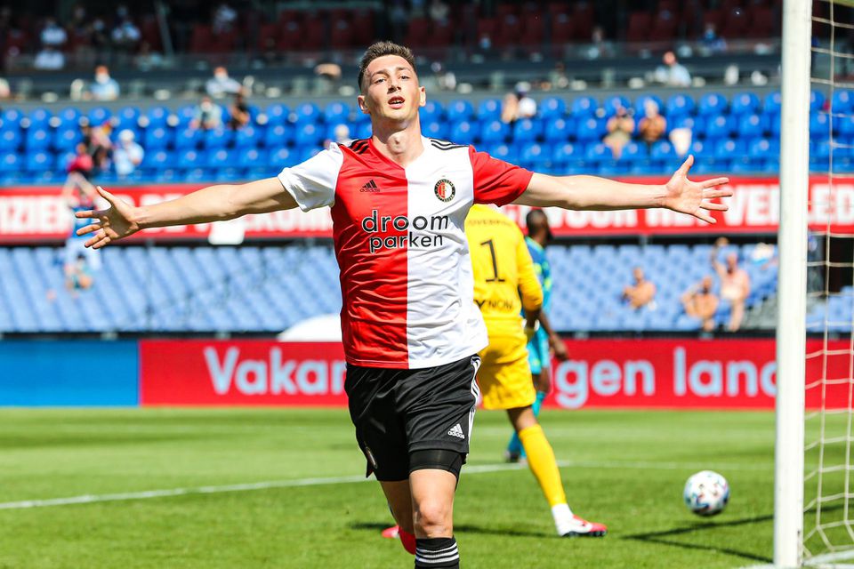 Róbert Boženík v drese Feyenoordu Rotterdam