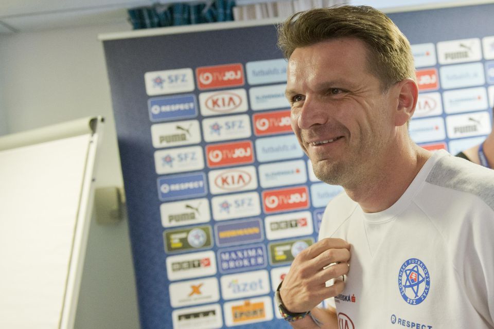 Asistent trénera slovenskej futblovej reprezentácie Štefan Tarkovič