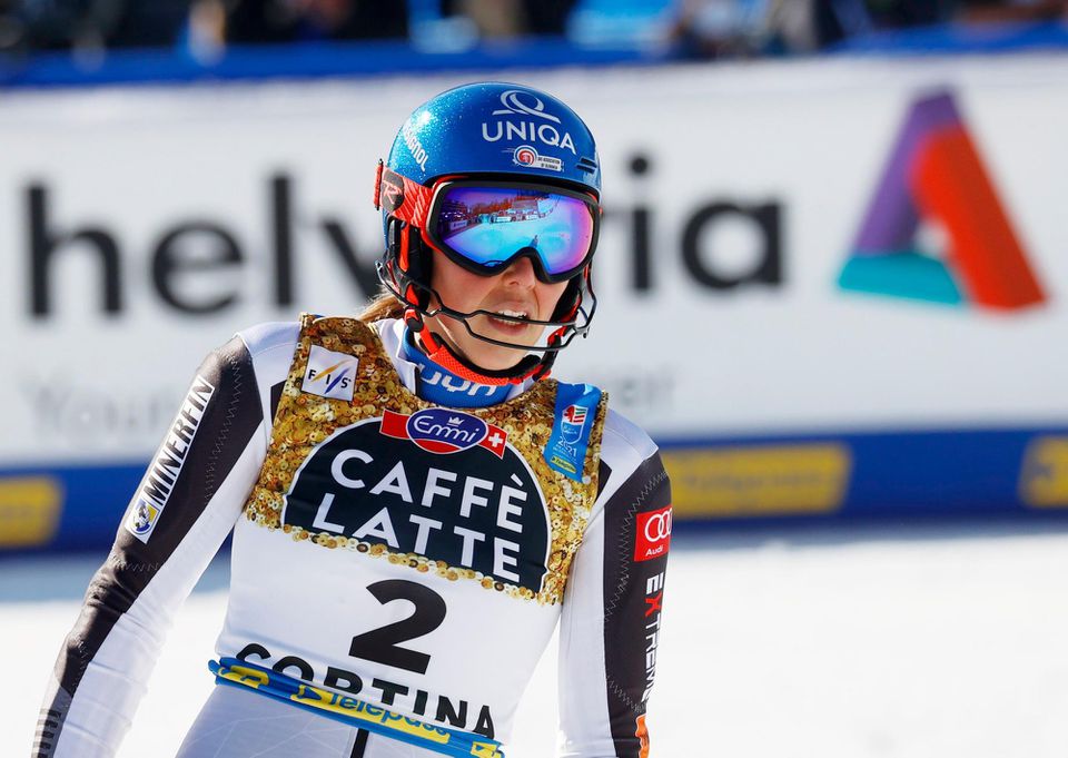 Petra Vlhová po 1. kole slalomu na MS