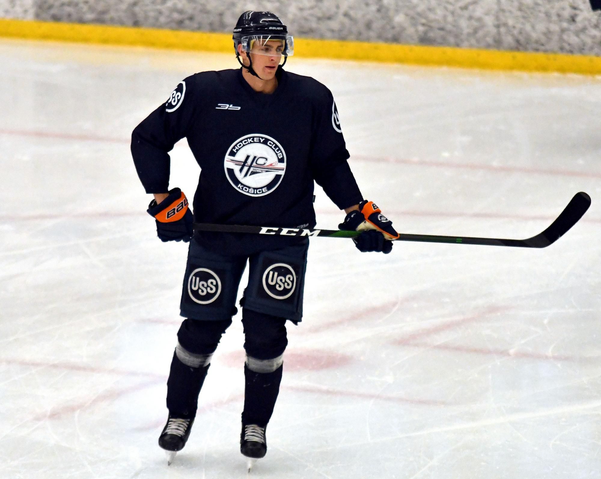 Martin Pospíšil v drese HC Košice.