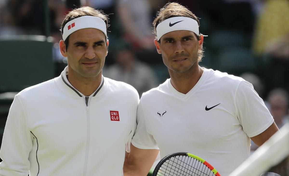 Roger Federer a Rafael Nadal.