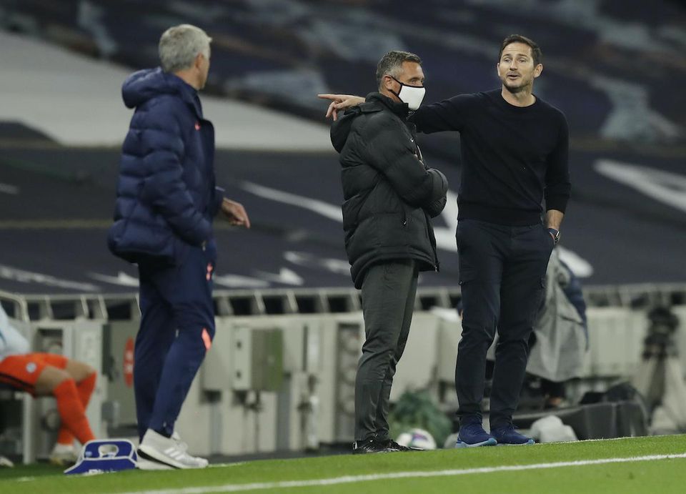 Frank Lampard a José Mourinho.