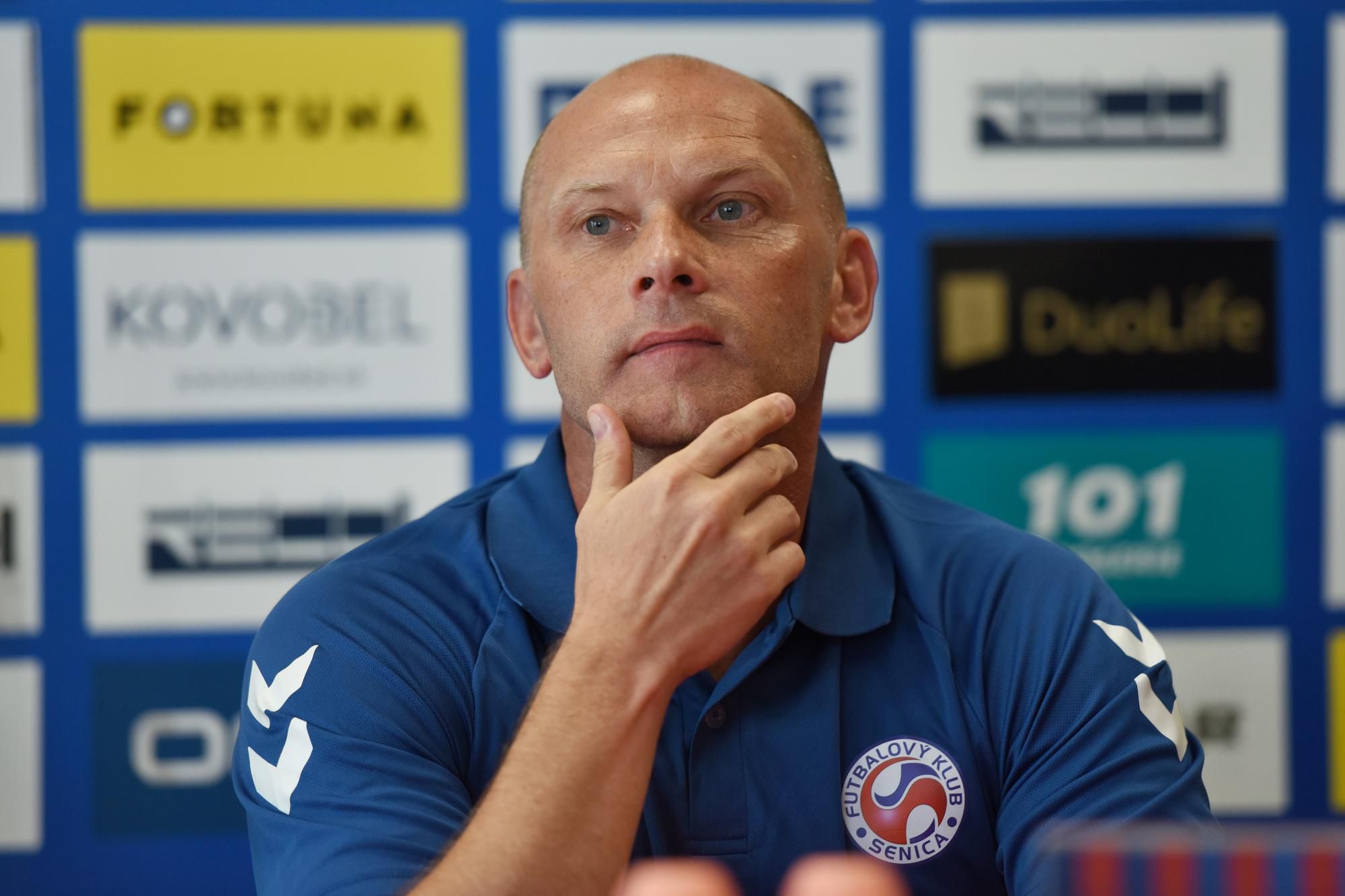 tréner FK Senica Anton Šoltis