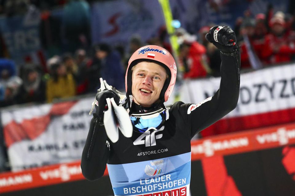 Poľský skokan na lyžiach Dawid Kubacki.