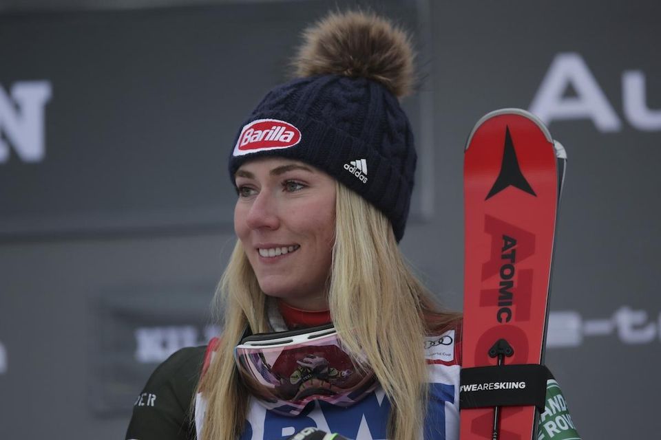 Americká lyžiarka Mikaela Shiffrinová.