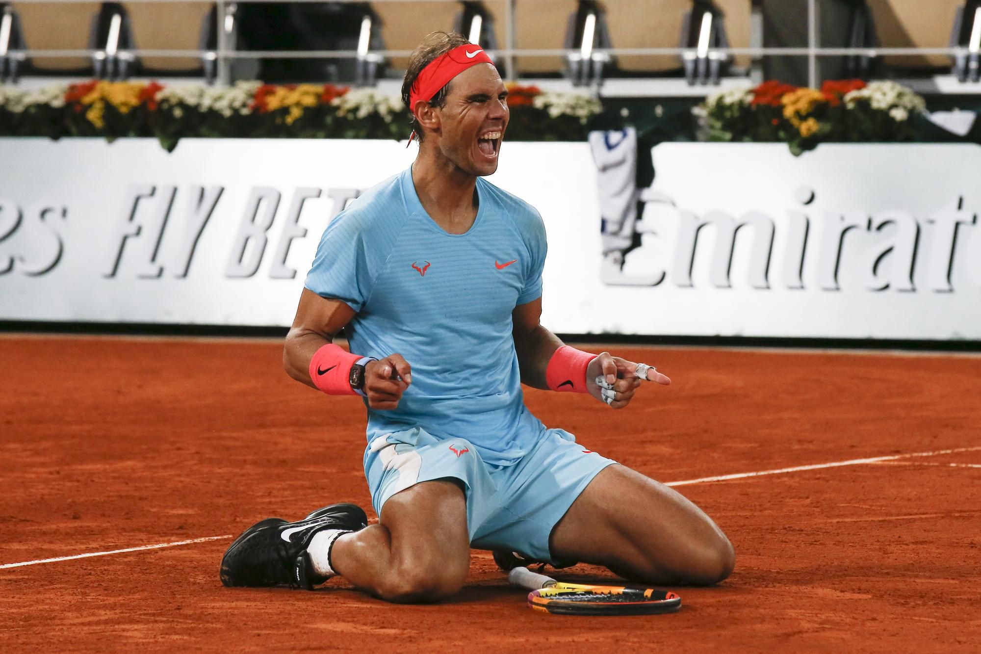 Rafael Nadal sa teší z víťazstva