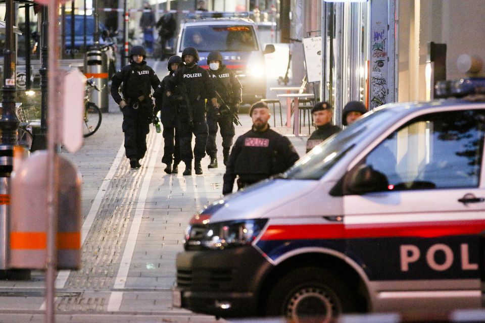 Teroristický útok vo Viedni.