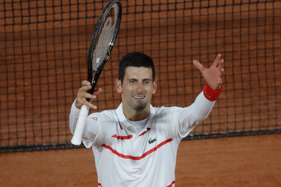 Novak Djokovič na Roland Garros 2020