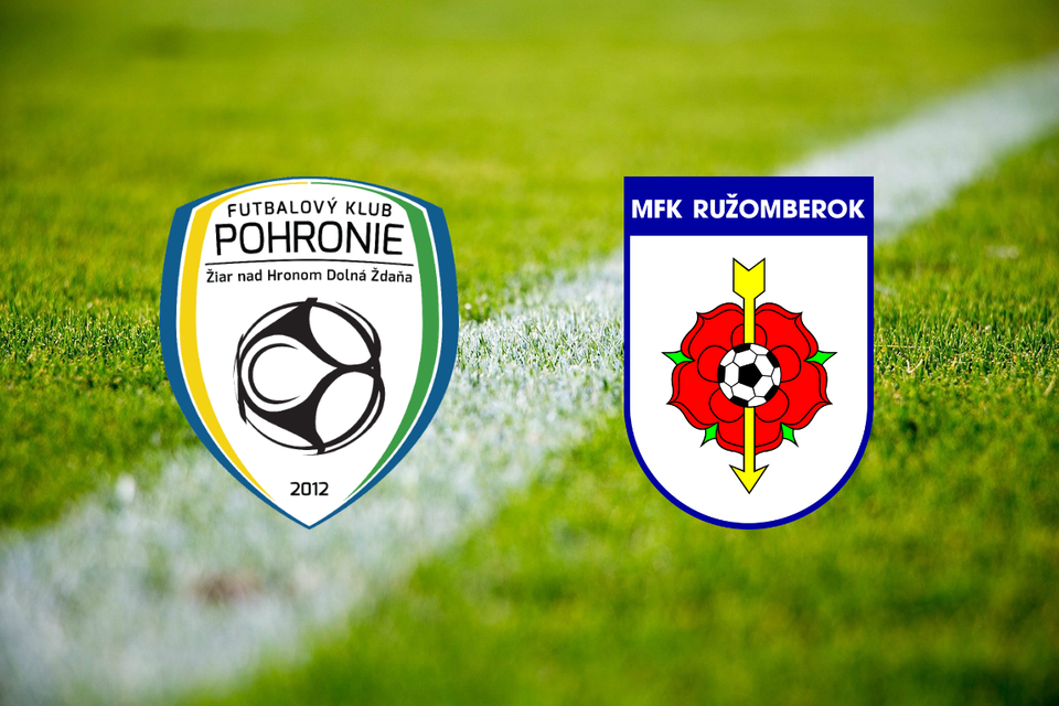 ONLINE: FK Pohronie - MFK Ružomberok