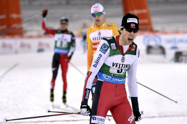 Severská kombinácia: V tímšprinte v Lahti triumfovali Graabak s Riberom