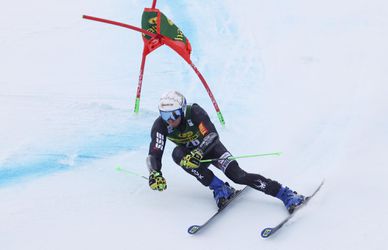 Bratia Žampovci v 1. kole obrovského slalomu v Bansku