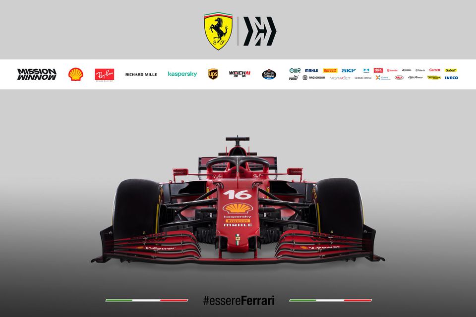 Model Ferrari SF21 pre rok 2021.
