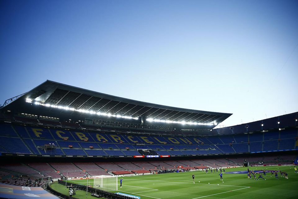 Štadión Barcelony Camp Nou.