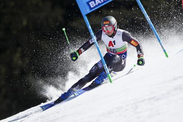 Bratia Žampovci v 1. kole obrovského slalomu v Bansku