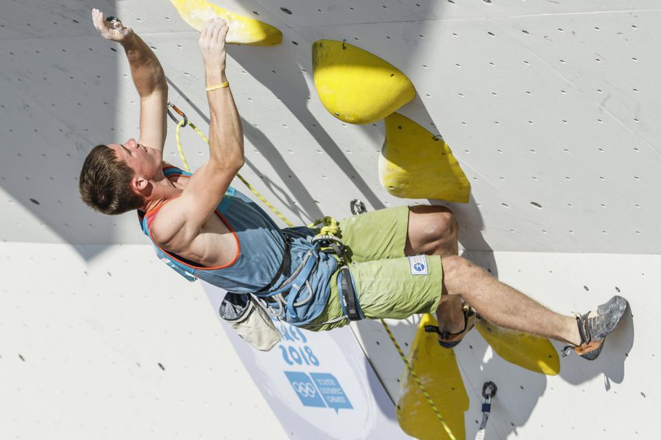 športový lezec Peter Kuric