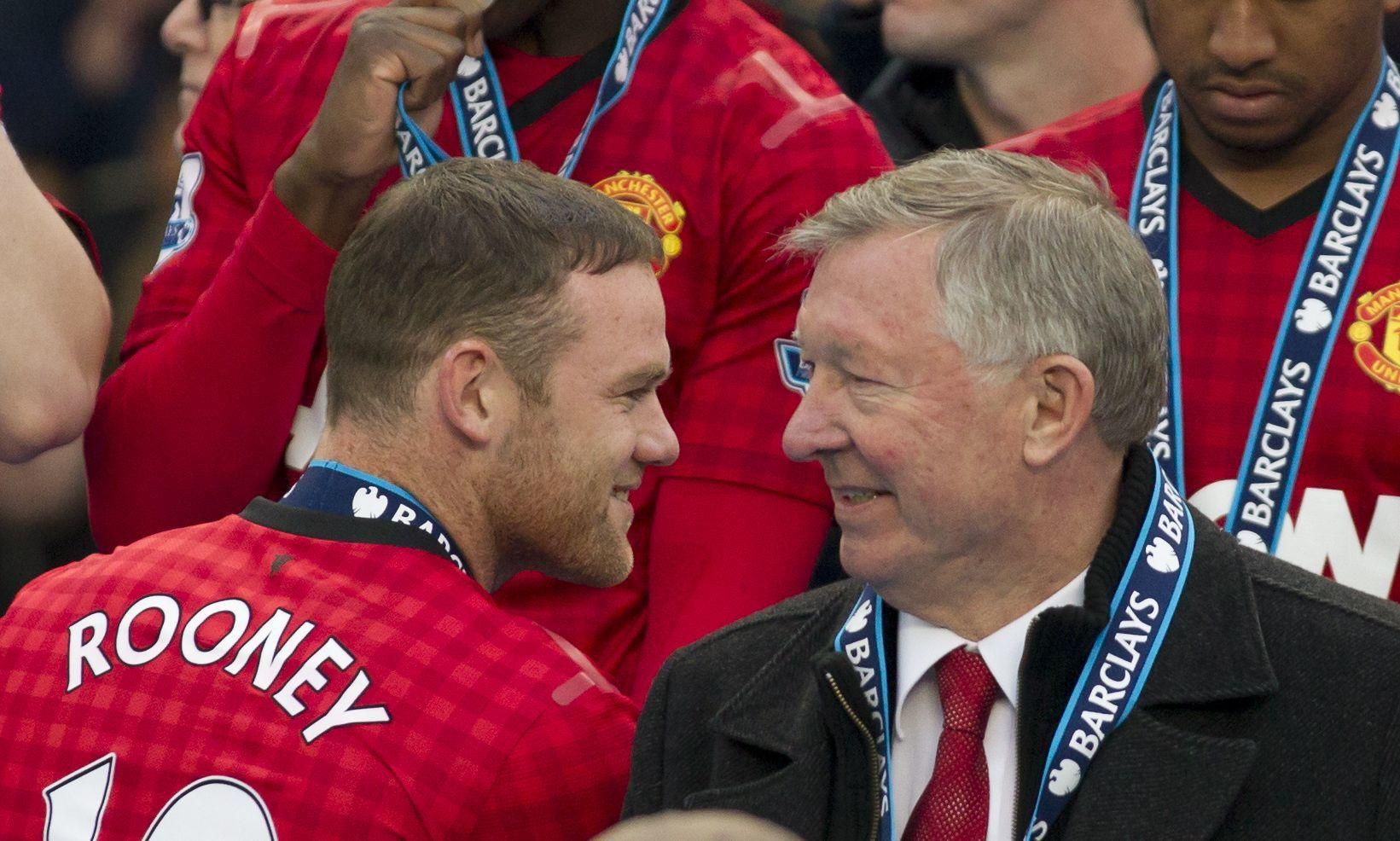Wayne Rooney a Sir Alex Ferguson, Manchester United