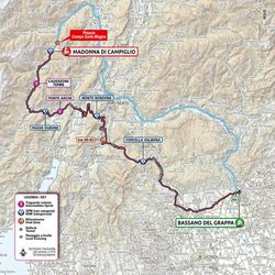 17. etapa Giro d'Italia 2020 - mapa, profil a favoriti na víťazstvo