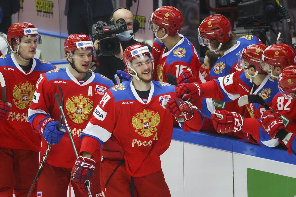 Ruský hokejista Daniil Misjul.