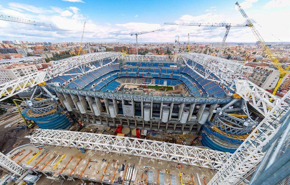 Rekonštrukcia štadióna Santiaga Bernabéua.