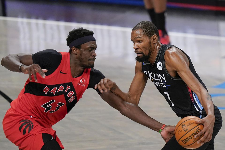 Kevin Durant v zápase Brooklyn Nets - Toronto Raptors