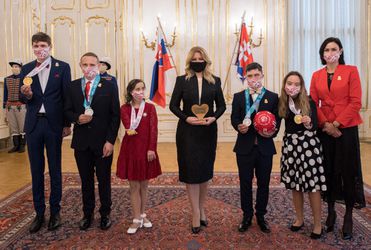 Zuzana Čaputová prijala športovcov špeciálnych olympiád: Musíme ako spoločnosť urobiť viac