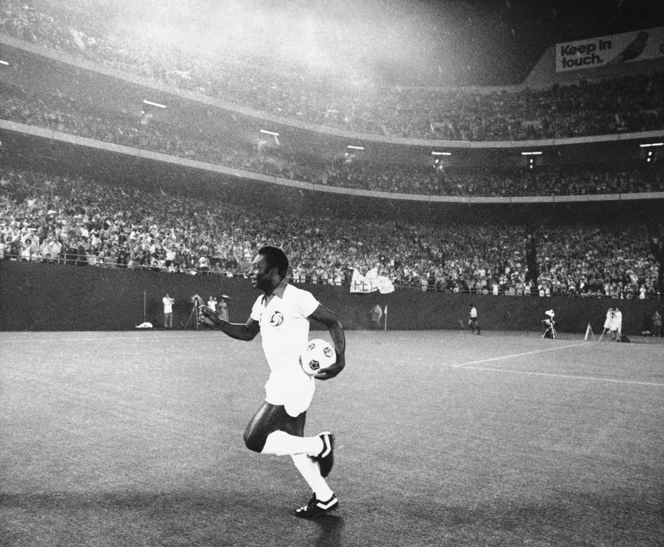 Pelé ako hráč New Yorku Cosmos.