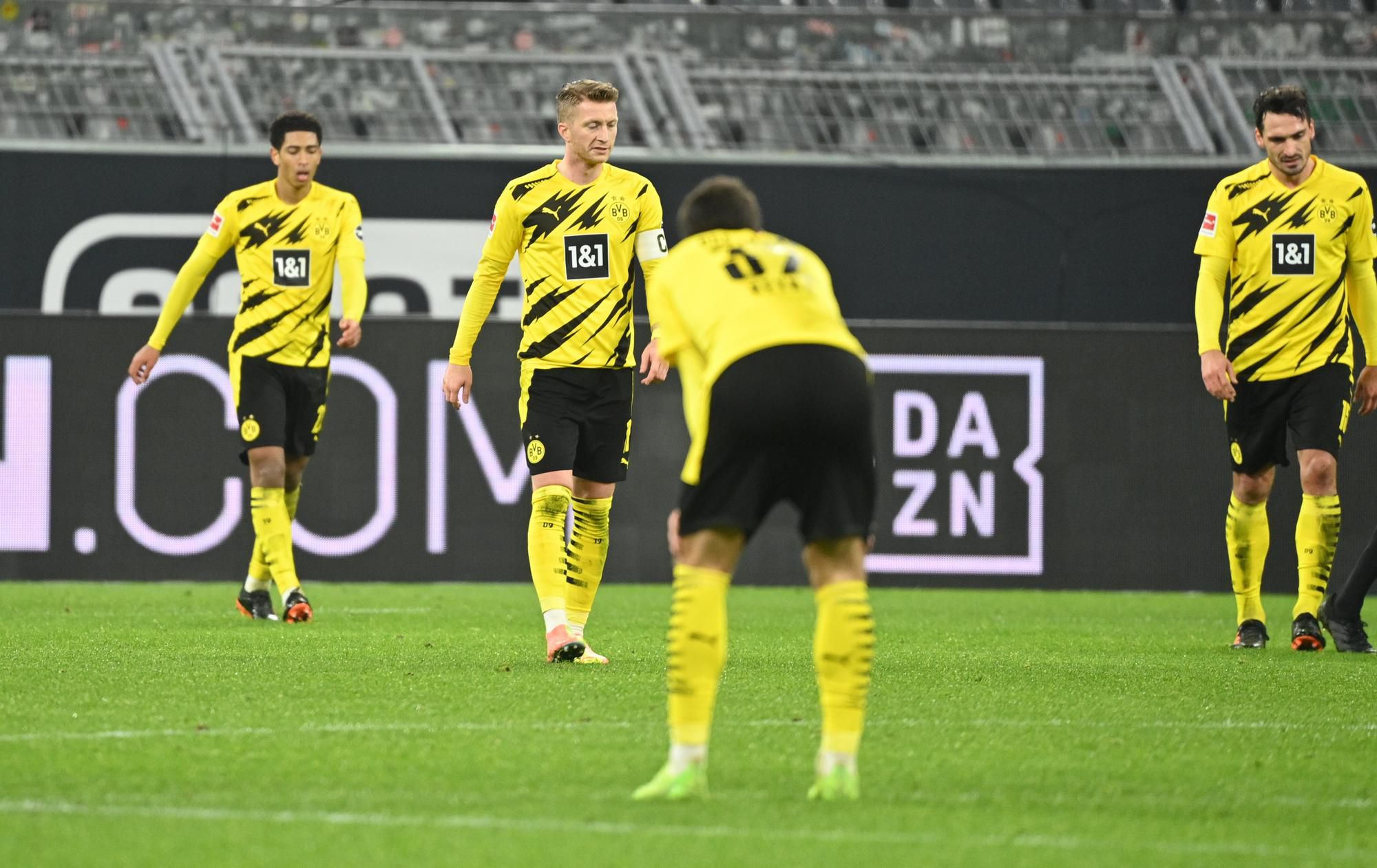 Sklamaní hráči Borussie Dortmund
