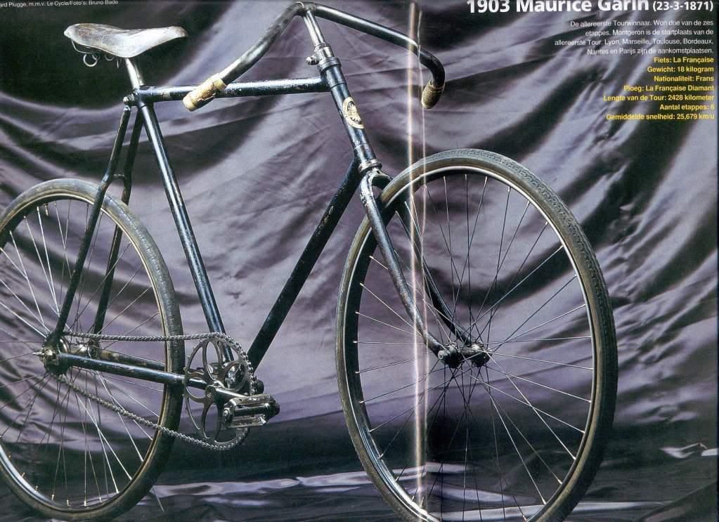 Bicykel, na ktorom Garin vyhral historicky prvú Tour de France.