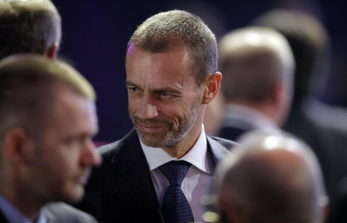 Prezident UEFA Aleksander Čeferin.